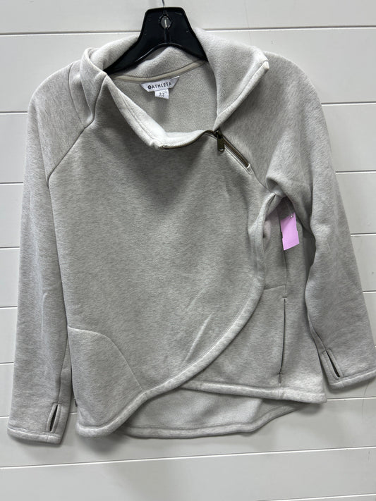 Athletic Jacket By Athleta In Grey, Size:S