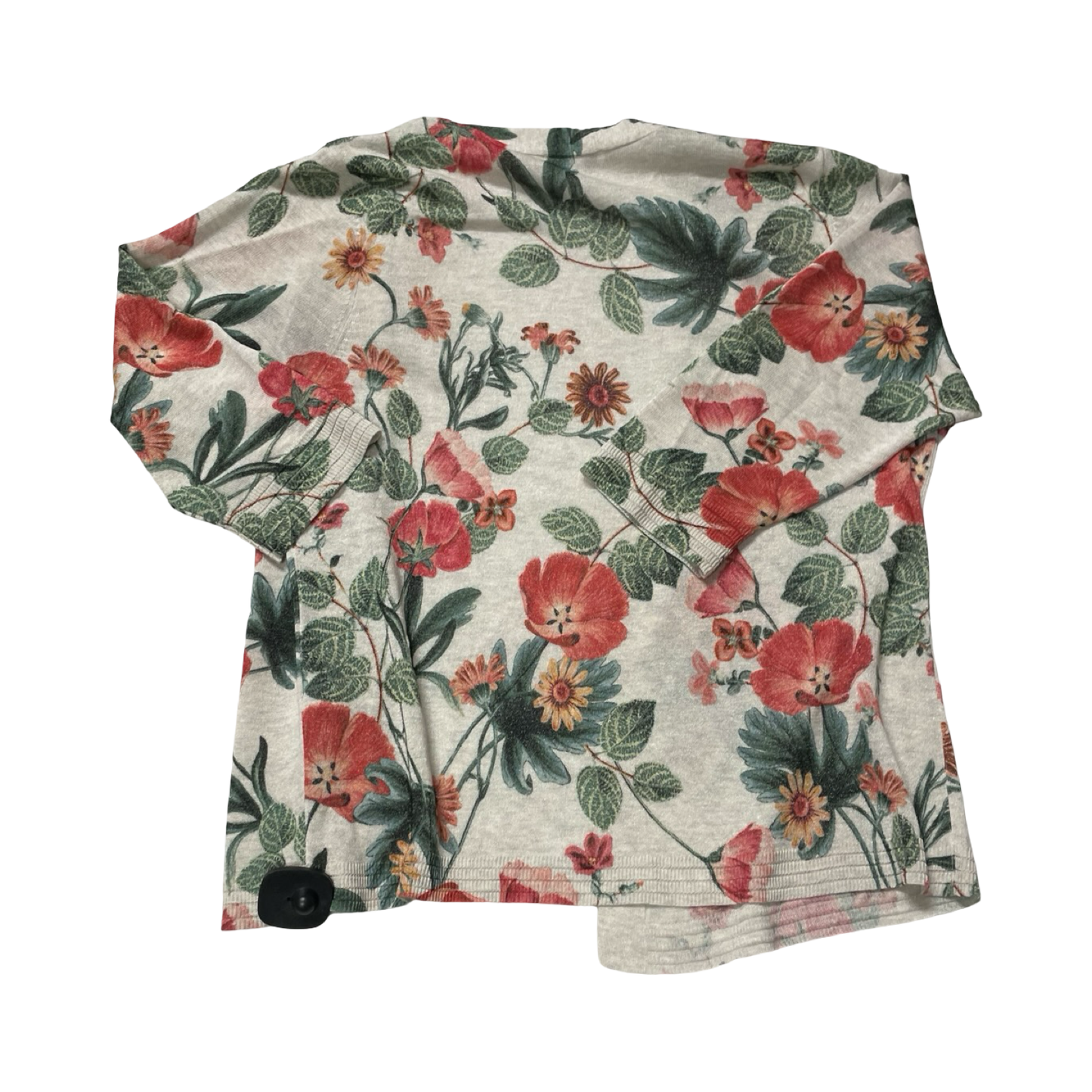 Cardigan By Chicos In Floral Print, Size:L