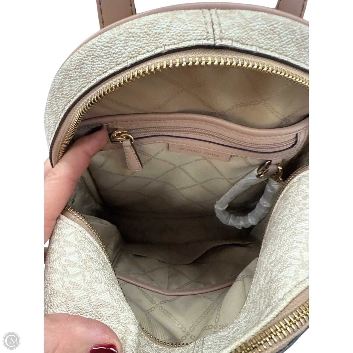 Backpack Designer By Michael Kors, Size: Medium