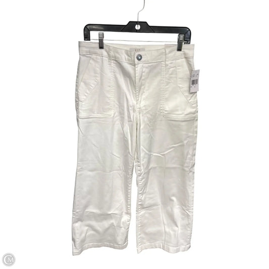 Jeans Cropped By Kut In White, Size: 6