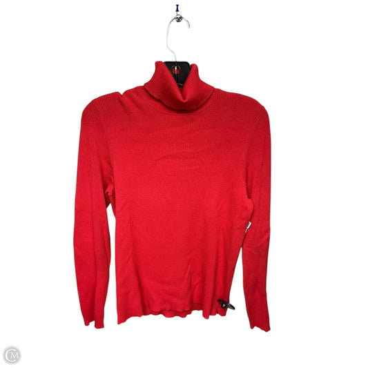 Top Long Sleeve By Chicos In Red, Size: L