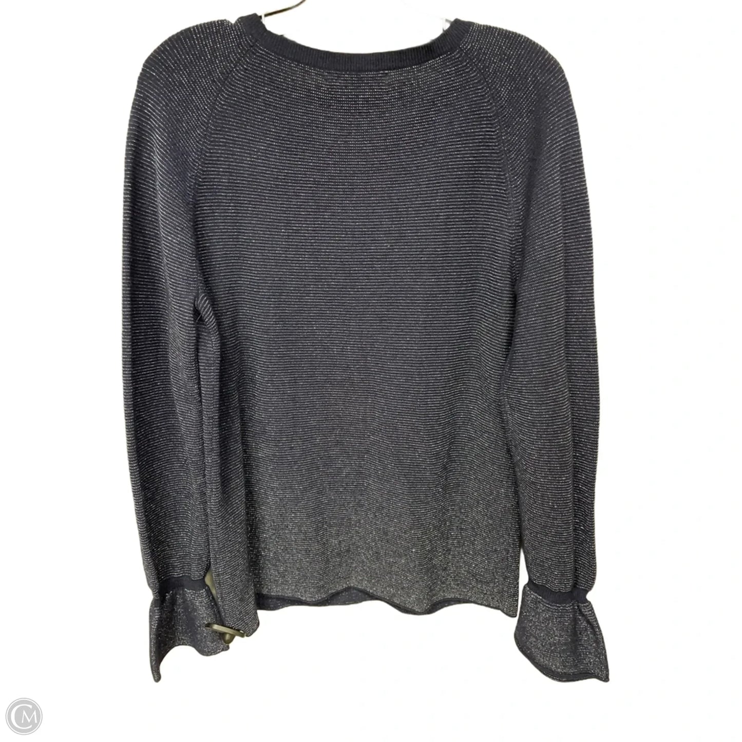 Sweater By Banana Republic In Blue & Silver, Size: M