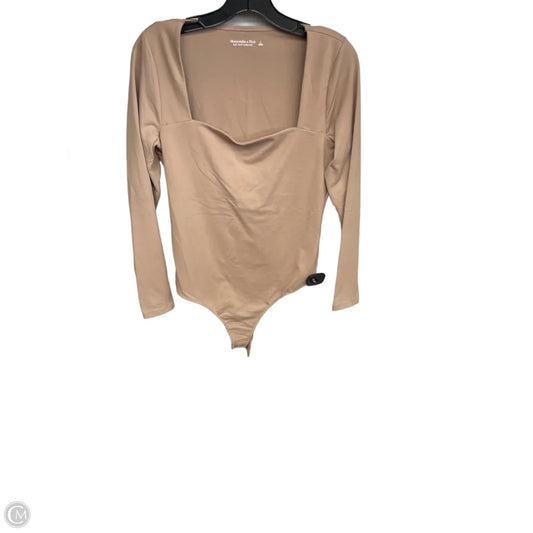 Bodysuit By Abercrombie And Fitch In Tan, Size: L