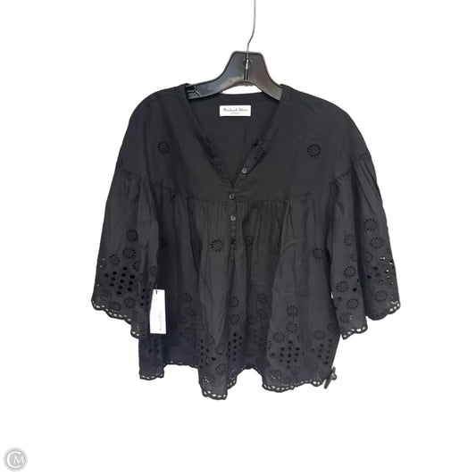 Top 3/4 Sleeve By Michael Stars In Black, Size: M