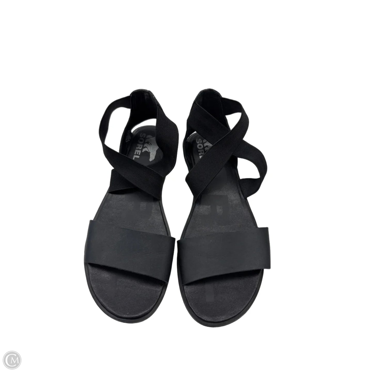 Sandals Flats By Sorel In Black, Size: 8