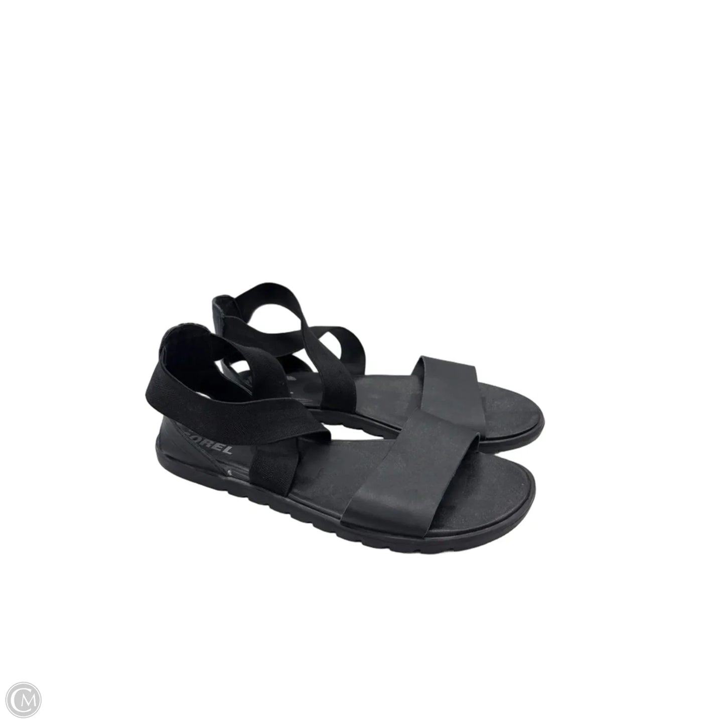 Sandals Flats By Sorel In Black, Size: 8