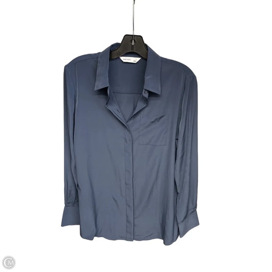 Top Long Sleeve By Nine West In Blue, Size: S