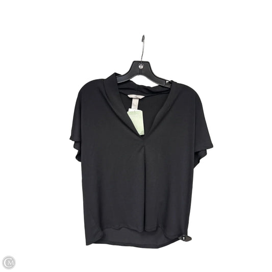Top Short Sleeve By H&m In Black, Size: L