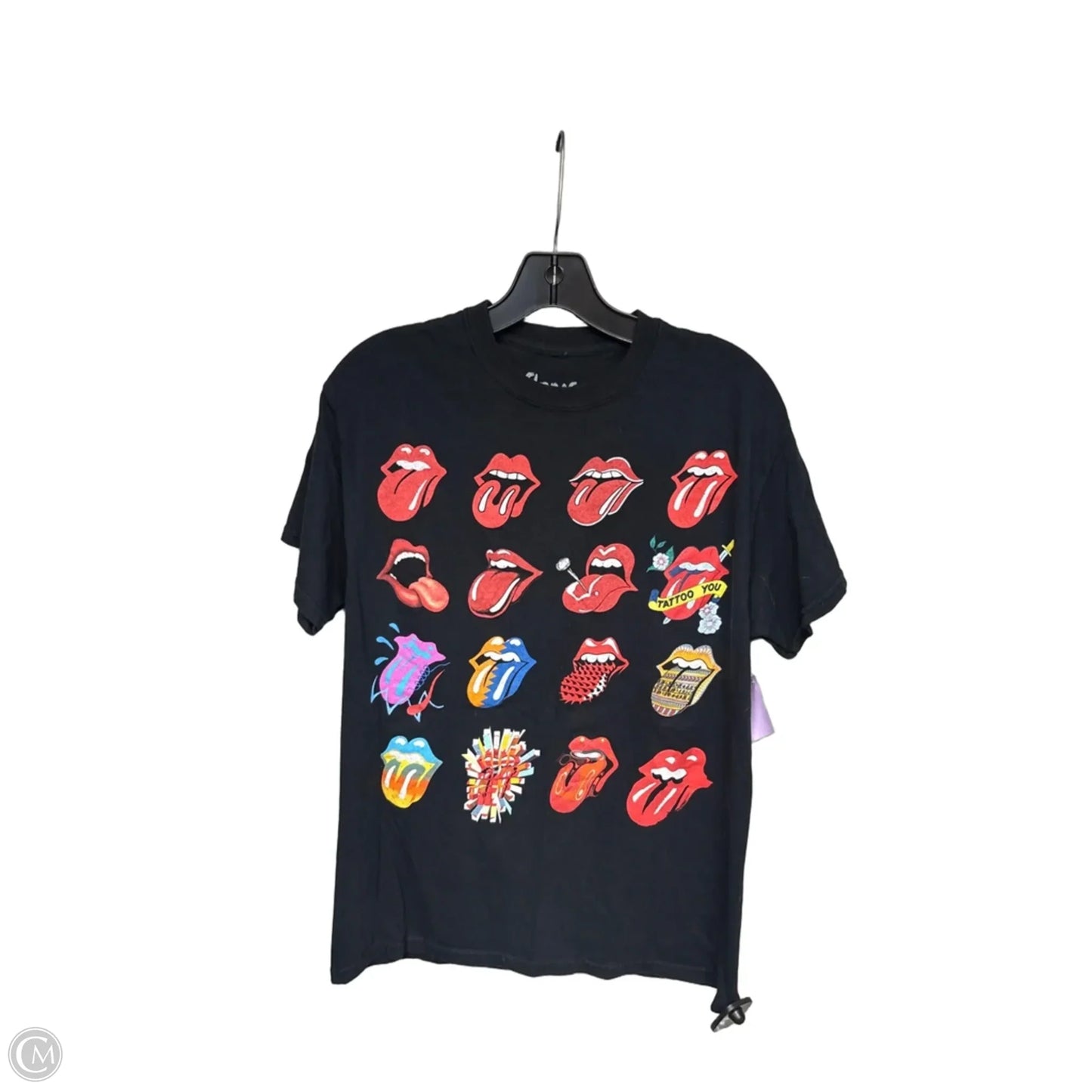Top Short Sleeve By Clothes Mentor In Black & Red, Size: M