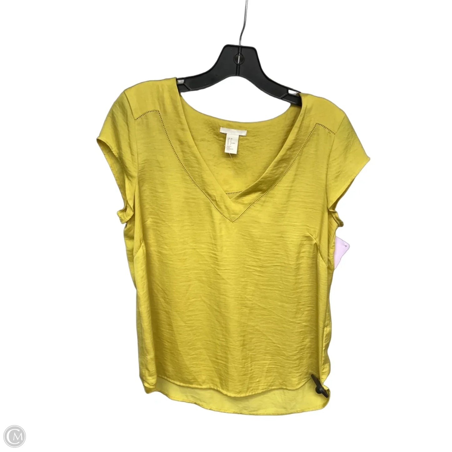 Top Sleeveless By H&m In Yellow, Size: 8