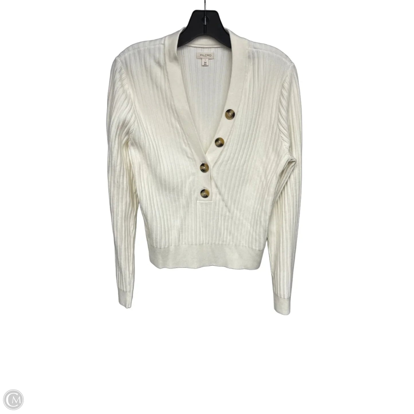 Sweater By Pilcro In Cream, Size: L