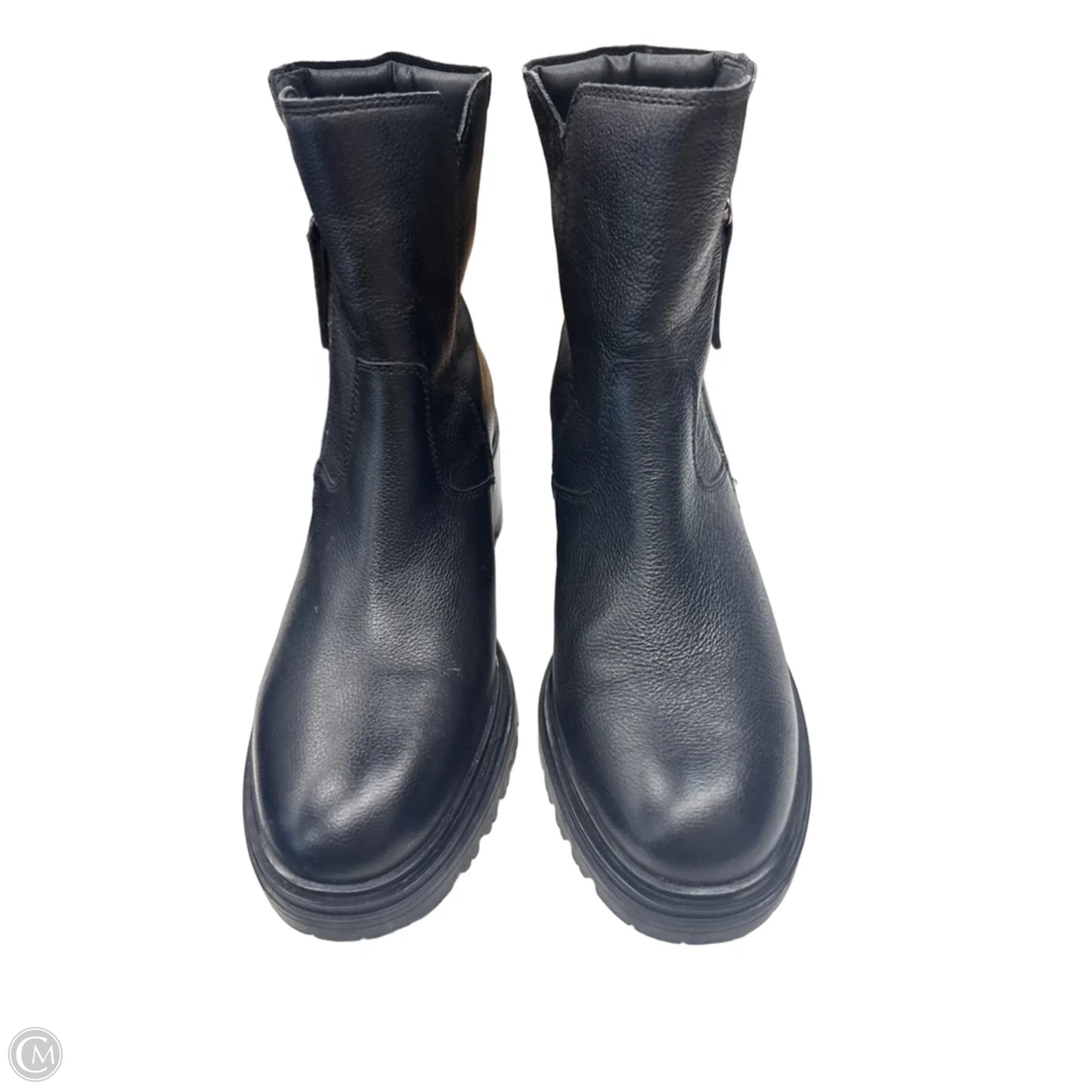 Boots Ankle Heels By Geox Shoes In Black, Size: