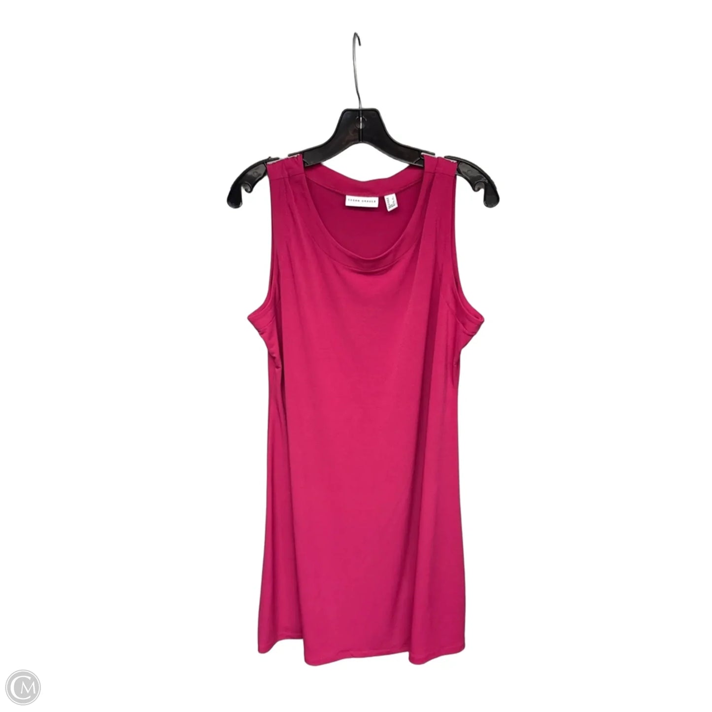 Dress Casual Midi By Susan Graver In Pink, Size: L