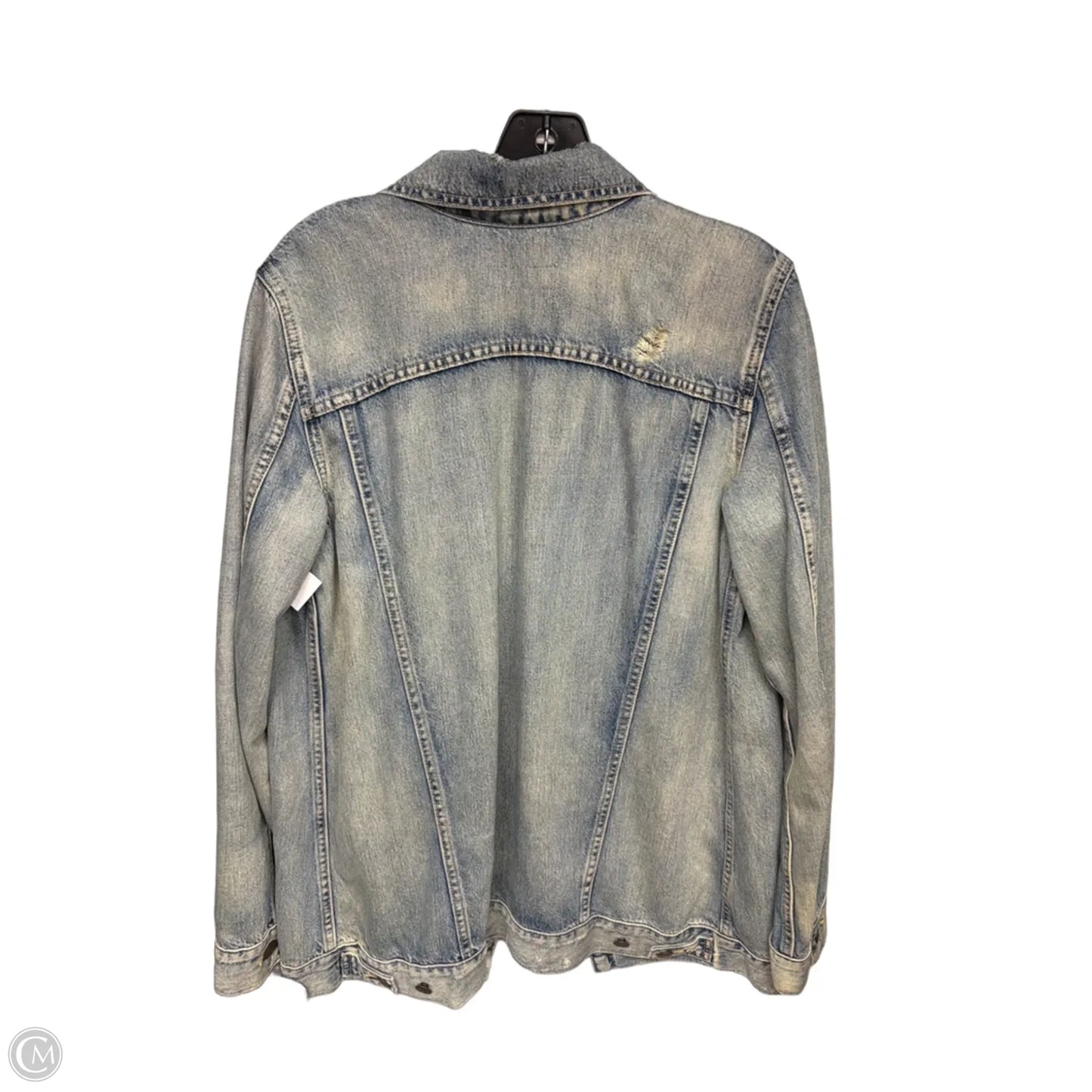 Jacket Denim By Able In Blue Denim, Size: S