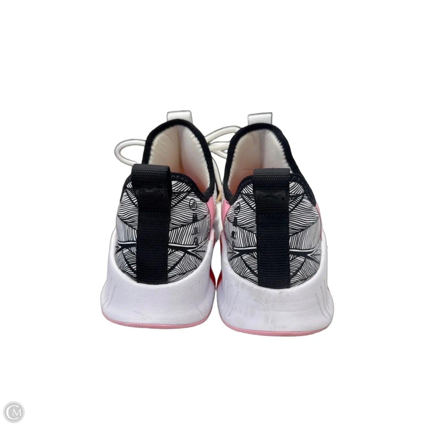 Shoes Athletic By Nike In White & Yellow, Size: 9