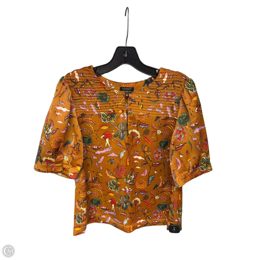 Top Short Sleeve By Scotch & Soda In Orange, Size: S