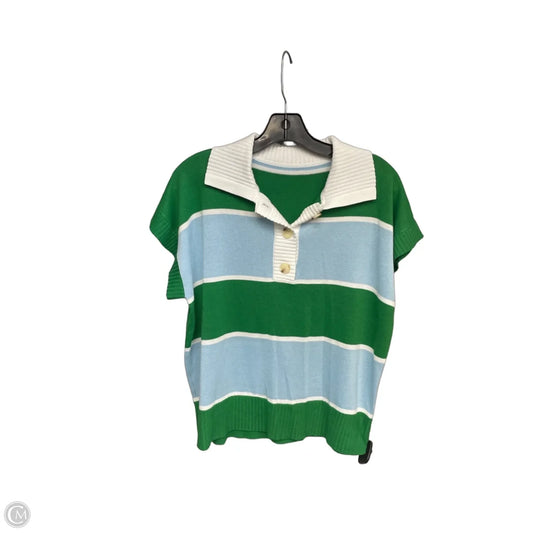 Top Short Sleeve By Clothes Mentor In Blue & Green, Size: S