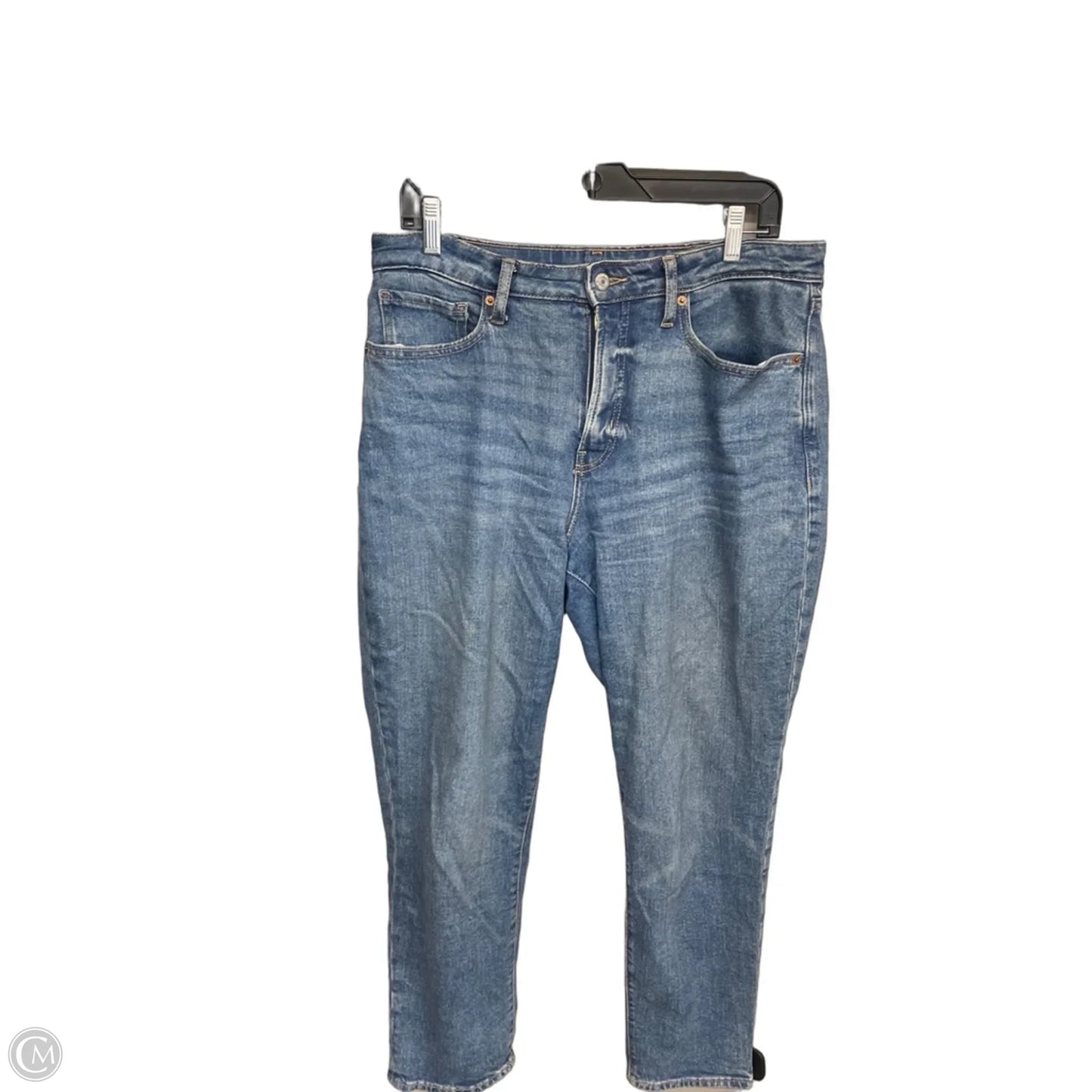 Jeans Straight By Old Navy In Blue Denim, Size: 12