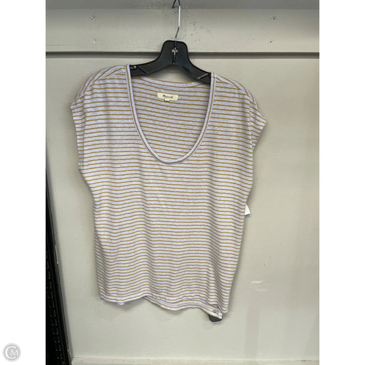 Top Short Sleeve By Madewell In Purple, Size: S