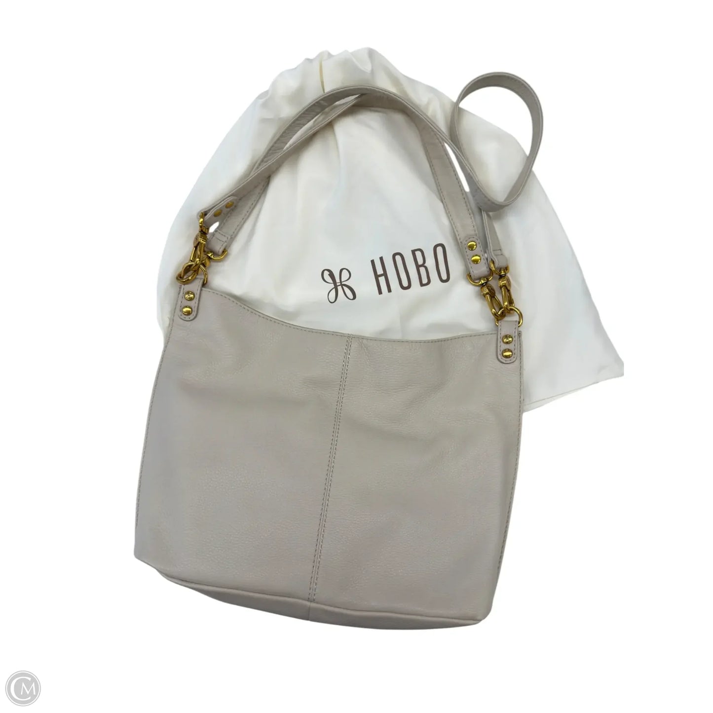 Handbag Leather By Hobo Intl, Size: Large