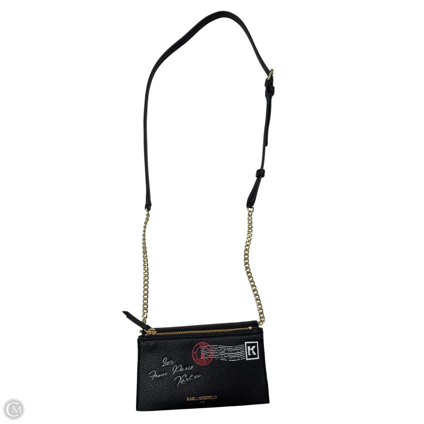 Crossbody Designer By Karl Lagerfeld, Size: Small