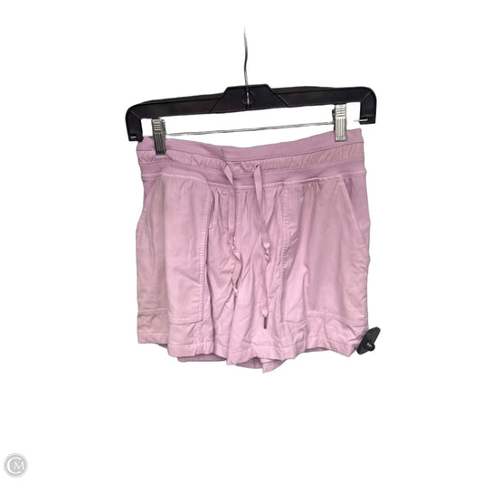 Athletic Shorts By Lululemon In Pink, Size: 4