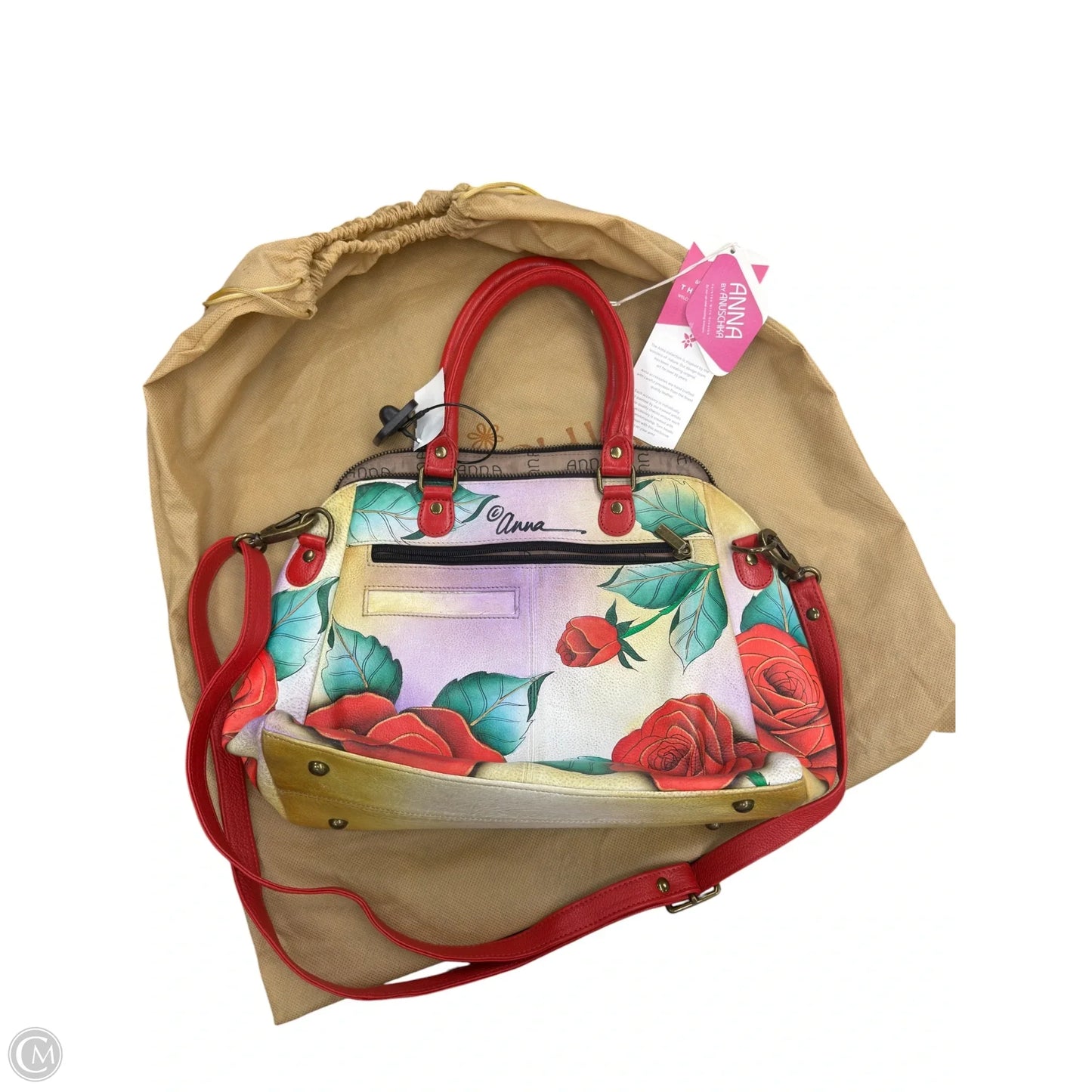 Handbag By Anuschka, Size: Large