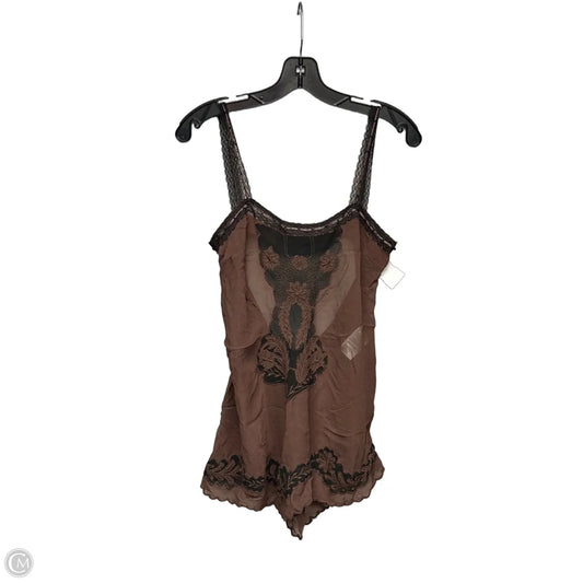Top Sleeveless By Free People In Brown, Size: Xs