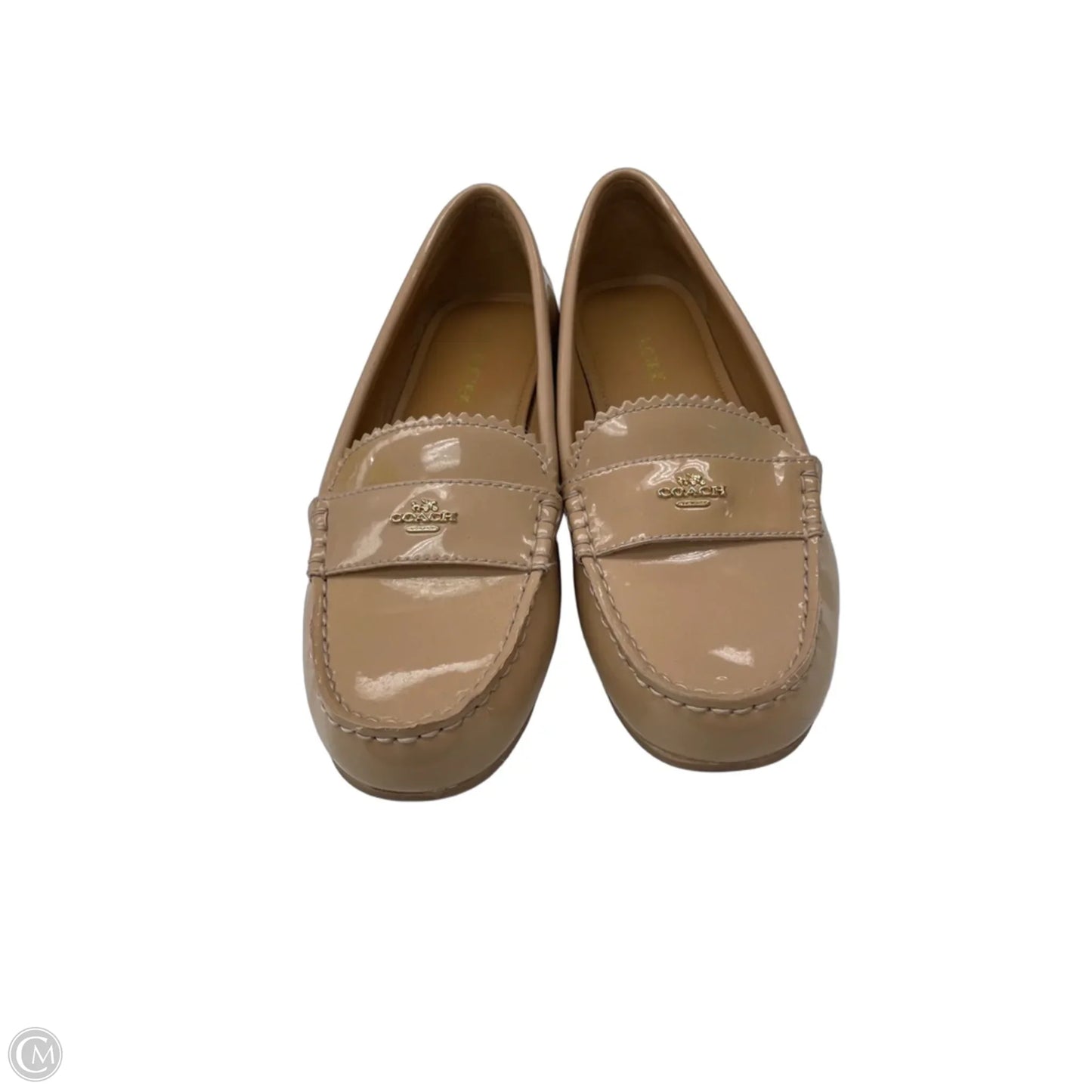 Shoes Designer By Coach In Cream, Size: 8