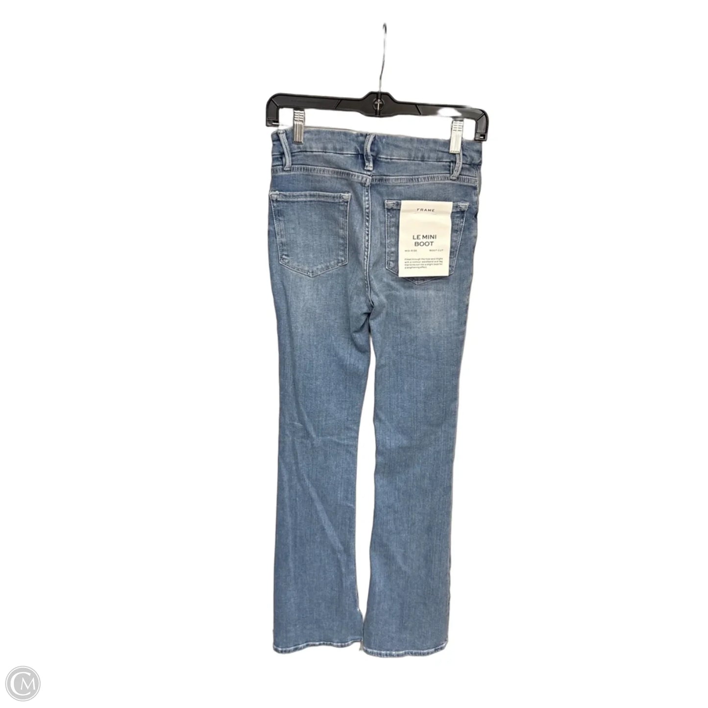 Jeans Boot Cut By Frame In Blue Denim, Size: 26