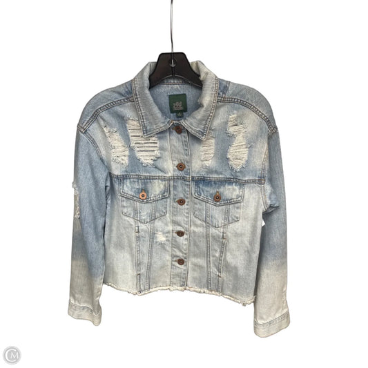 Jacket Denim By Wild Fable In Blue Denim, Size: Xs