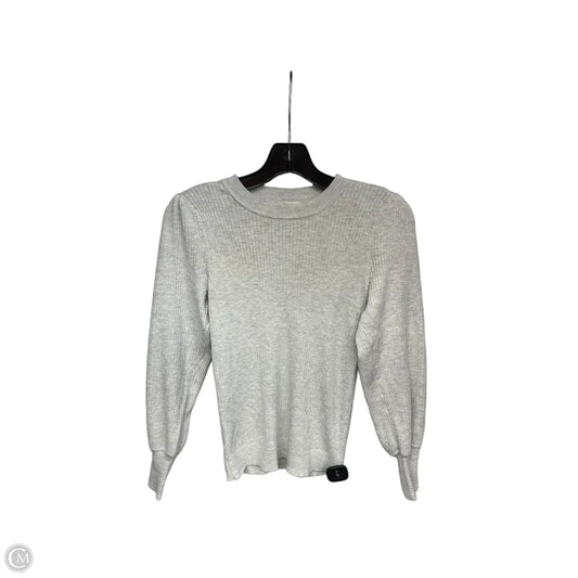 Sweater By Loft In Silver, Size: Xs