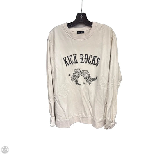 Sweater By Zutter In Cream, Size: L