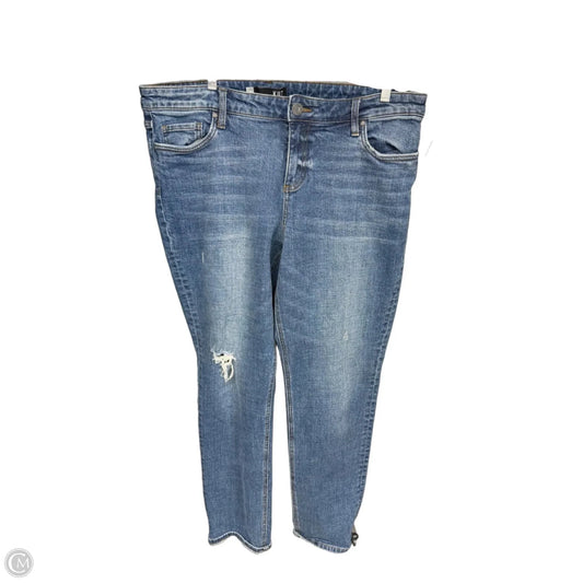 Jeans Boyfriend By Kut In Blue Denim, Size: 16