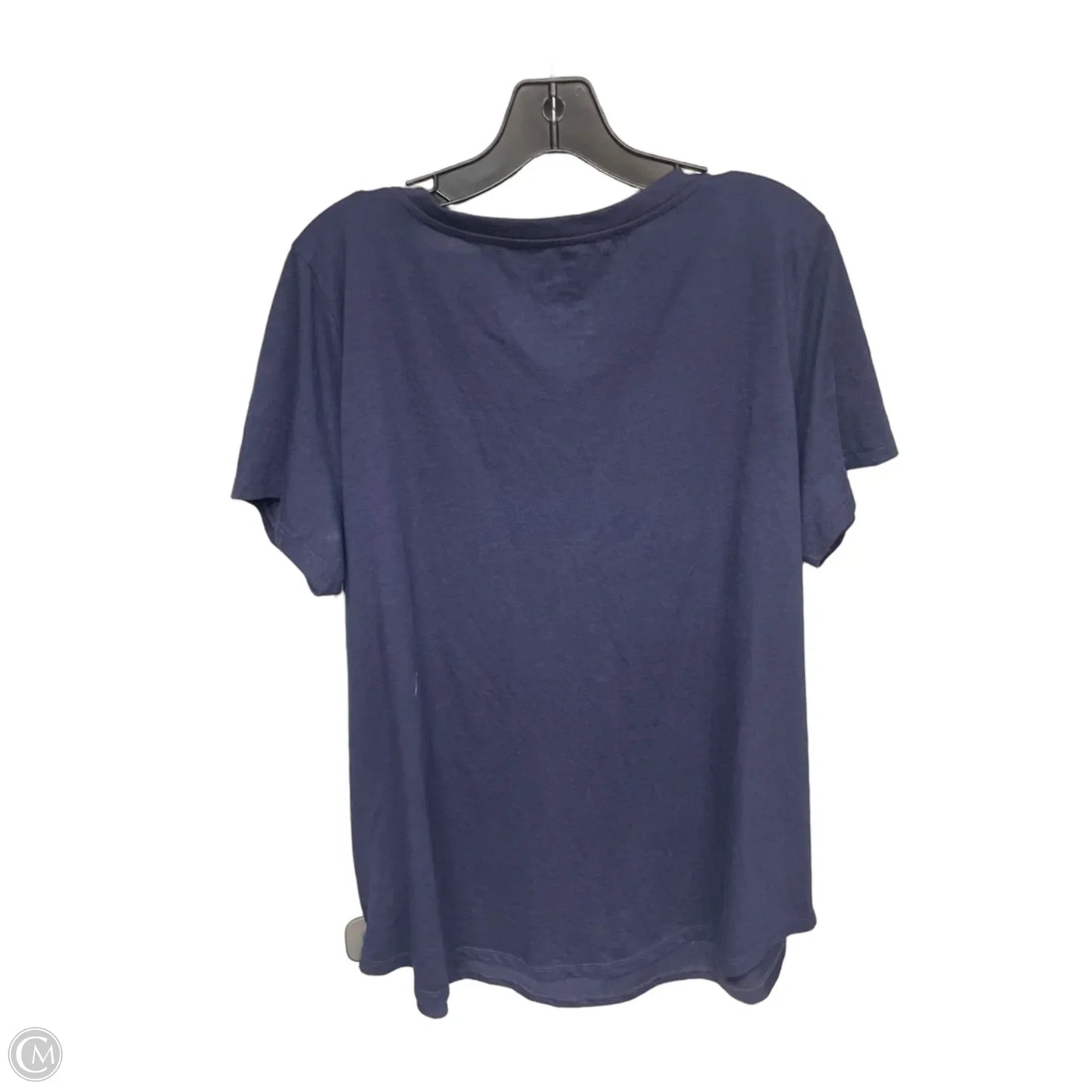 Top Short Sleeve Basic By Torrid In Navy, Size: 2