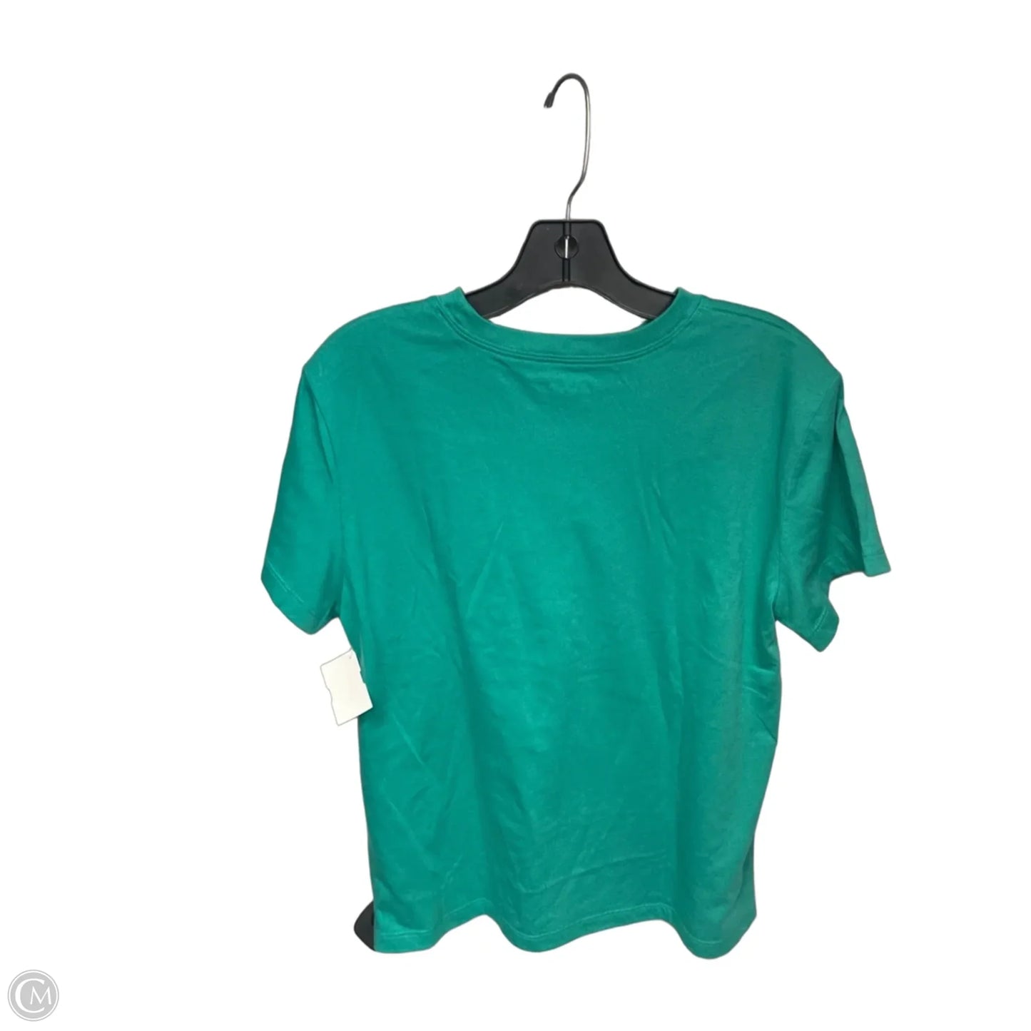 Athletic Top Short Sleeve By Champion In Green, Size: M