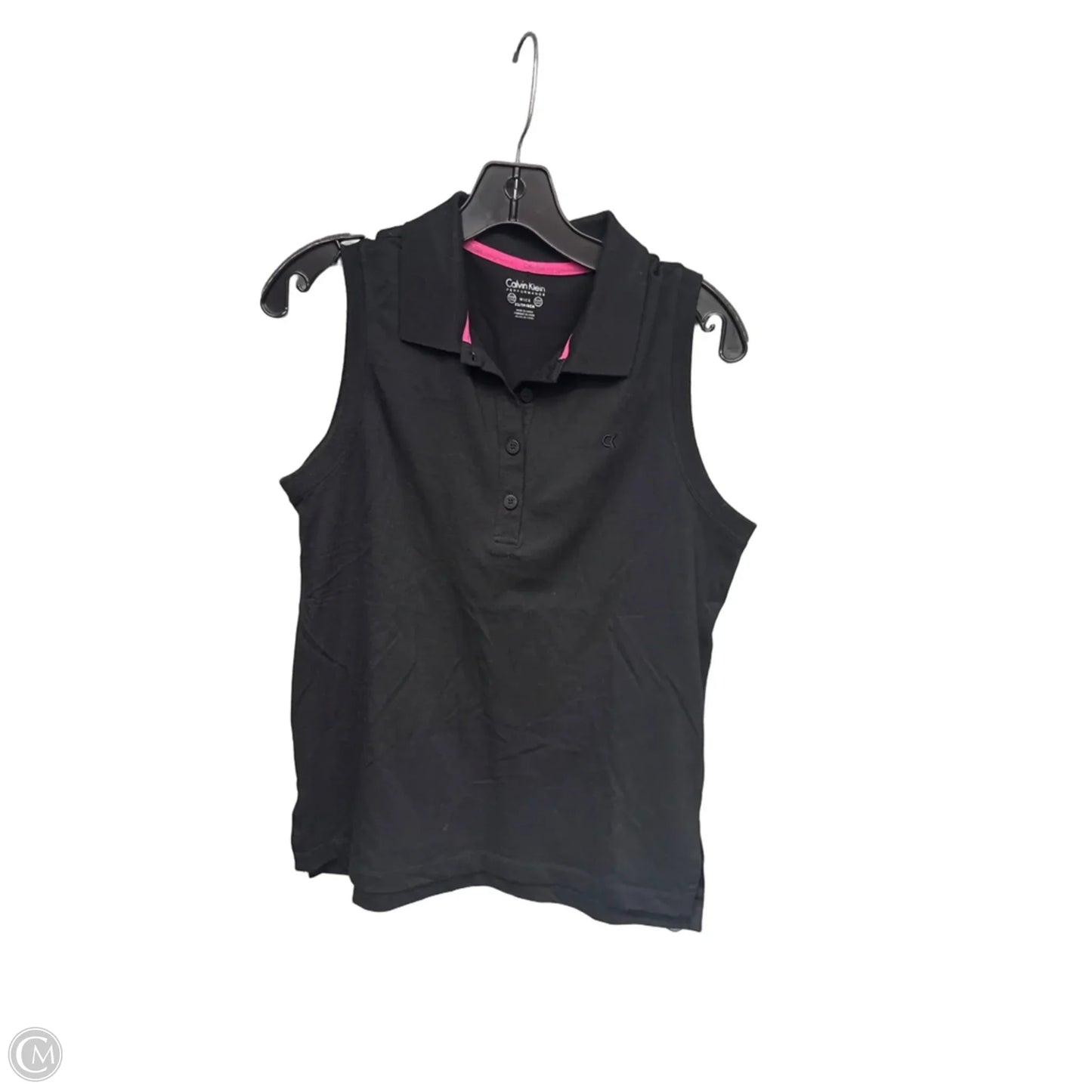 Top Sleeveless By Calvin Klein In Black, Size: Xs