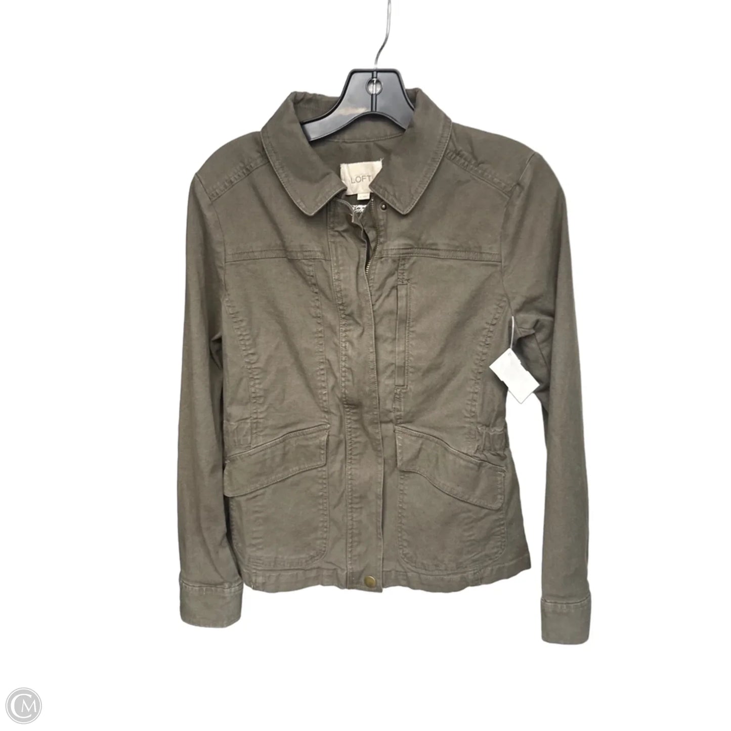 Jacket Utility By Loft In Green, Size: S