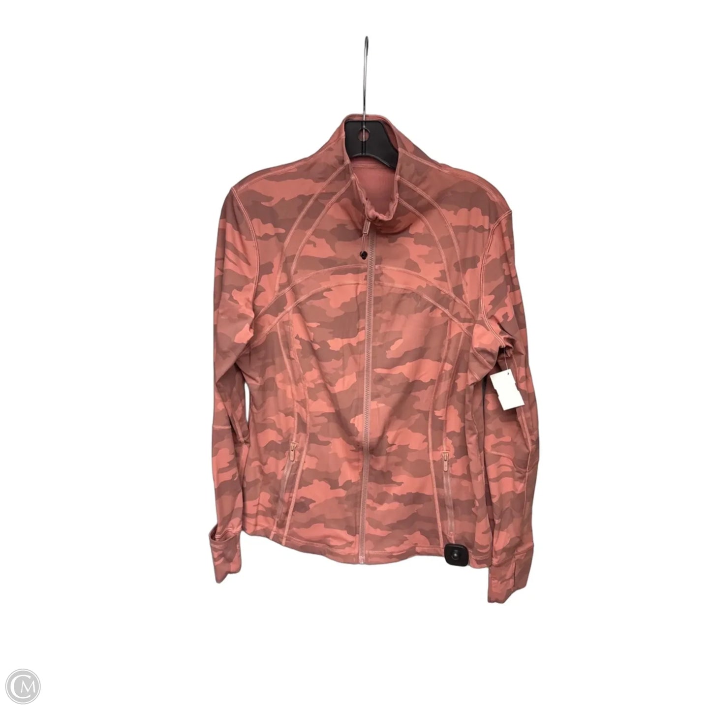 Athletic Jacket By Lululemon In Pink, Size: 16