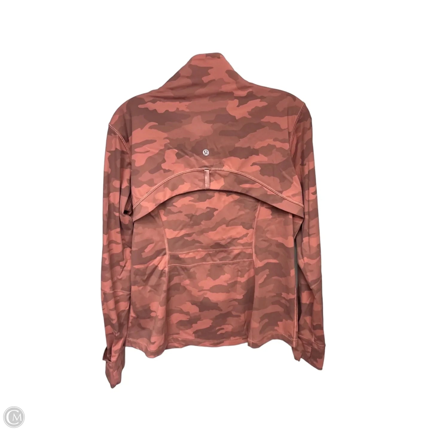 Athletic Jacket By Lululemon In Pink, Size: 16