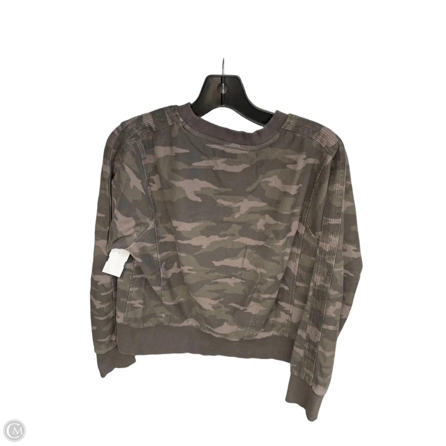 Sweatshirt Crewneck By Athleta In Camouflage Print, Size: S
