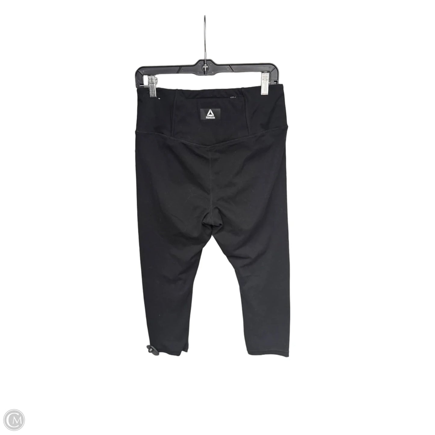 Athletic Leggings Capris By Reebok In Black, Size: L