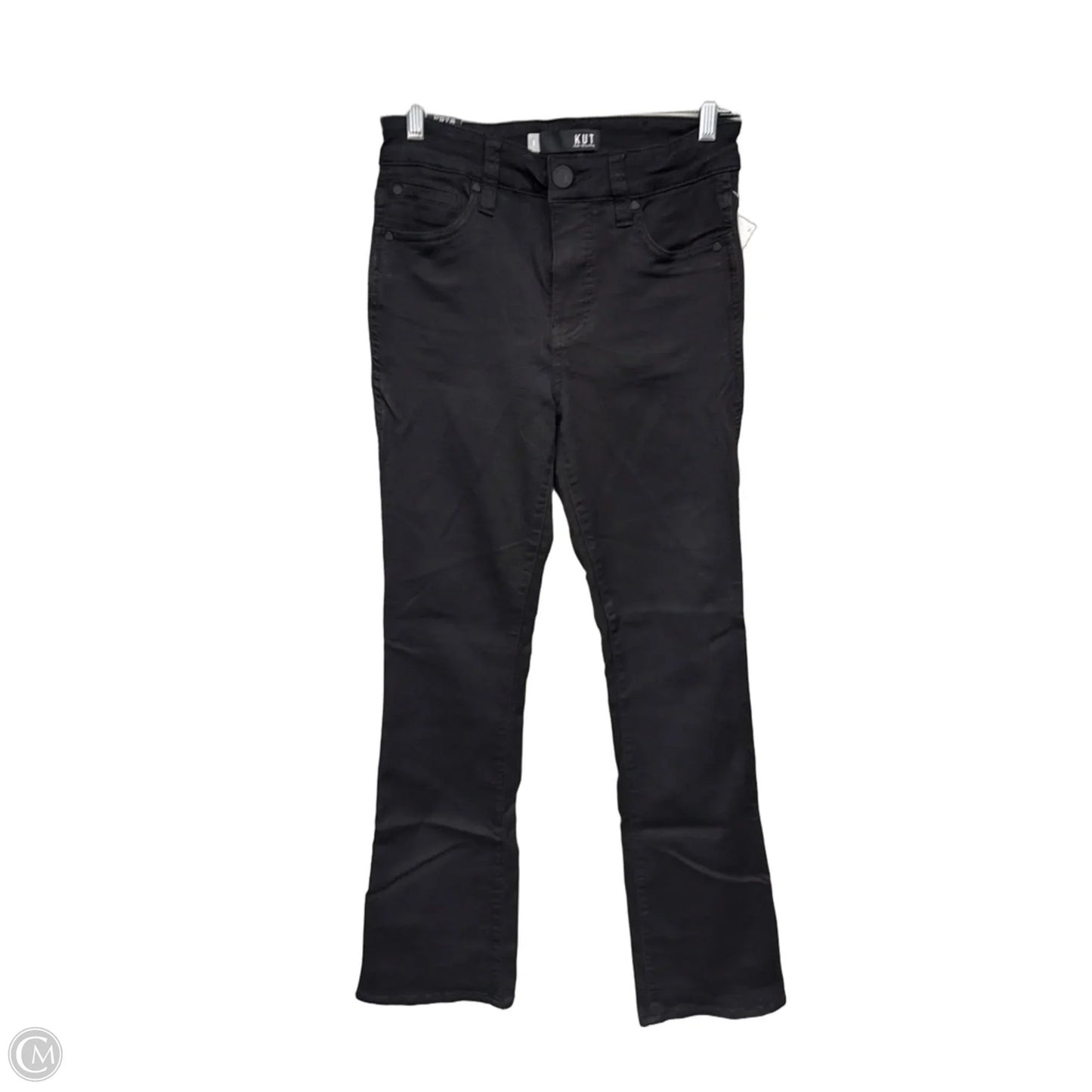 Jeans Boyfriend By Kut In Black, Size: 2