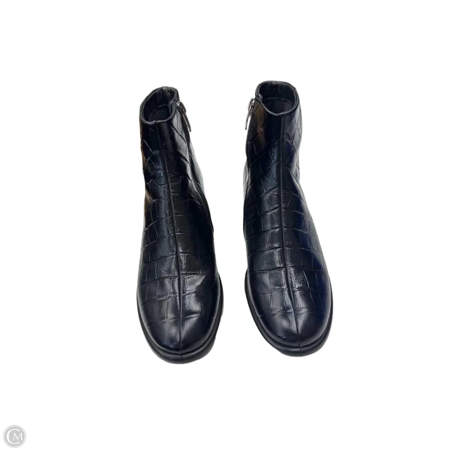 Boots Ankle Heels By Ecco In Black, Size: 7
