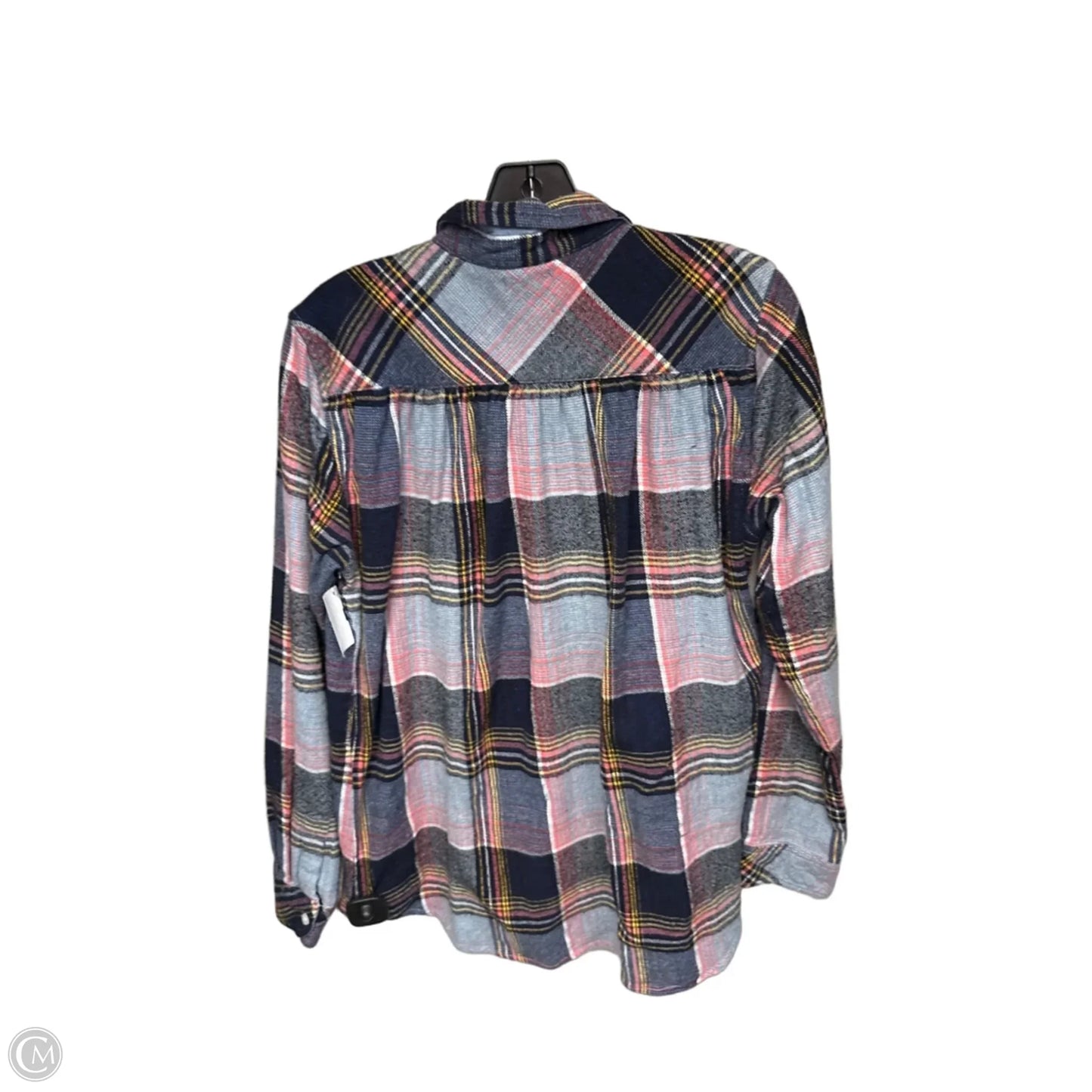 Top Long Sleeve By Dylan In Blue, Size: S
