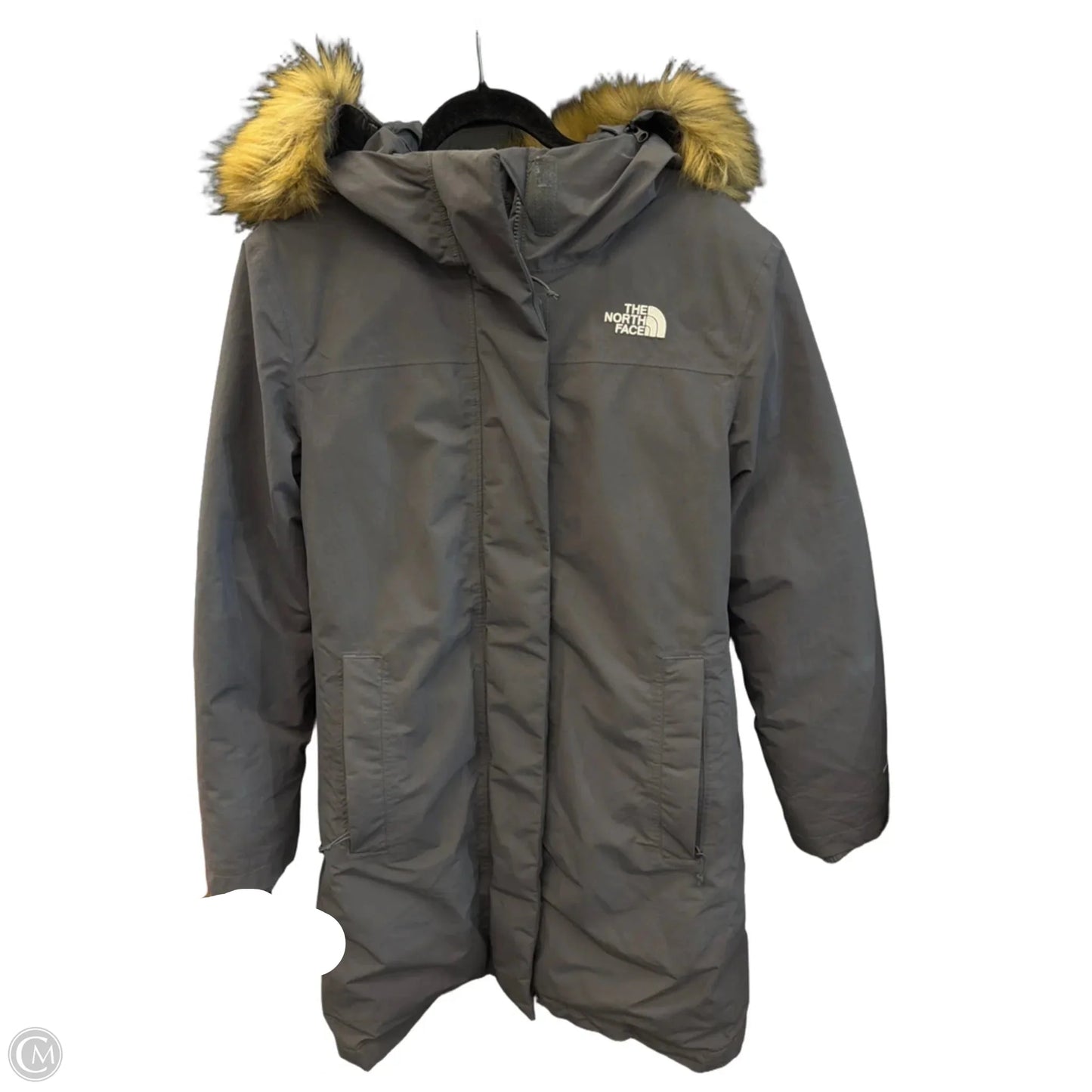 Coat Parka By Columbia In Grey, Size: L