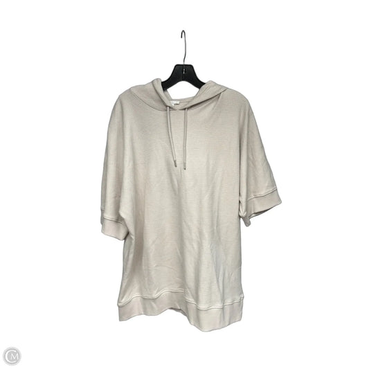 Sweatshirt Hoodie By Cos In Cream, Size: L