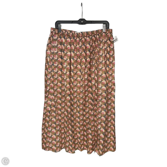 Skirt Maxi By J. Crew In Floral Print, Size: L