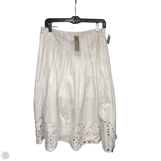 Skirt Maxi By J. Crew In White, Size: 8
