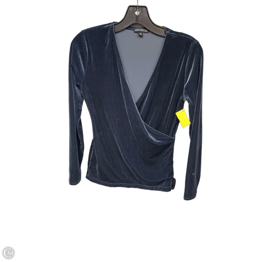 Top Long Sleeve By J. Crew In Blue, Size: Xs